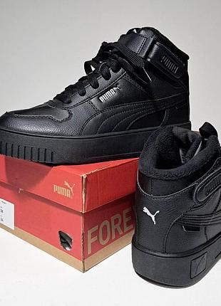 Оригінальні зимові черевик puma carina street mid / 39805001