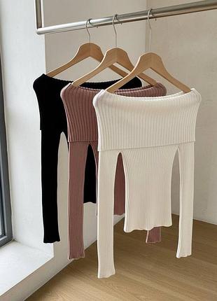 Стильна кофтинка в рубчик🤍