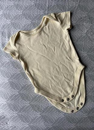 Боді жовтий 3-6 місяців 62-68 см