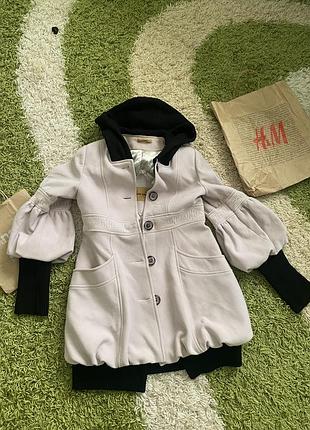 Шерстяне пальто гарно та стильне