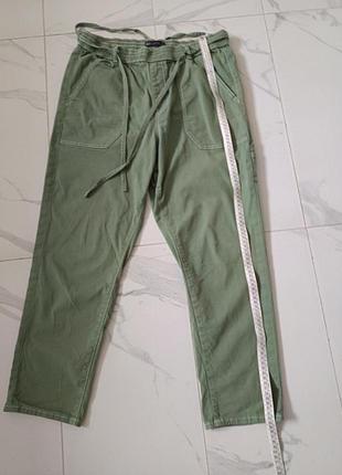 Стильные брендовые джоггеры с прямым цветом хаки