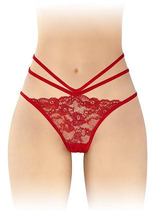 Трусики с открытой попкой fashion secret nadia red