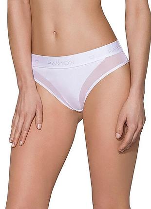 Трусики с прозрачной вставкой ps002 panties white m - passion