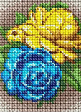 Алмазная мозаика без подрамника "цвета свободы" ©mariia davydova amc7683 20х20 см