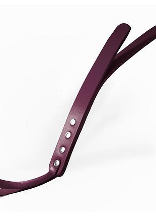 Паддл 2-х слойный feral feelings leather mini paddle burgundy