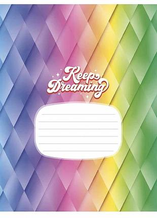 Тетрадь ученическая "crazy rainbow" 024-3217l-3 в линию, 24 листов