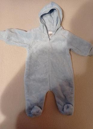 Человечек флисовый детский 56 размер.