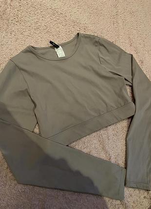 Кроп-топ з довгим рукавом