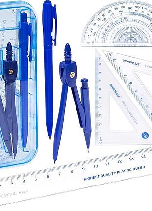 Готовальня 3009-cit 4 линейки, карандаш