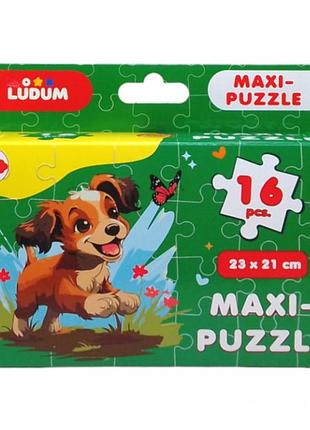 Пазл детский макси "песик 1" me5032-06, 16 крупных элементов