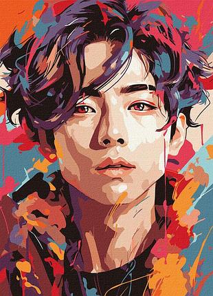 Картина по номерам "игра цветов" kho8395 30x40 см