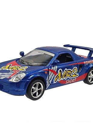 Модель автомобиля "toyota mr2" kt 5072 w(blue) 1:32 - 1:36