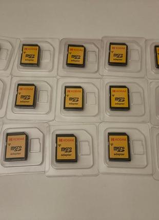 15шт/лот адаптер card reader kodak с micro sd на sd переходник кардридер кодак (adapter for microsd)