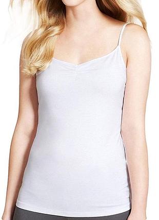 Нова жіноча базова майка на бретелях marks&spencer