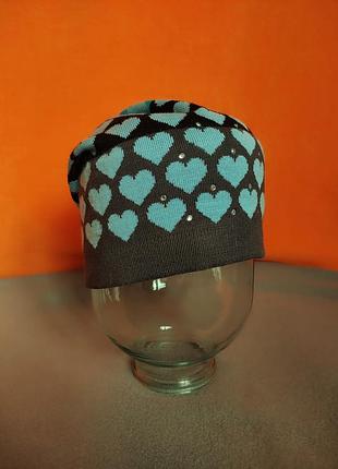 Шапка деми полушерстяная р.50-52