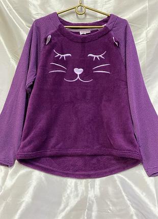 Жіноча флісова домашня кофтинка, європейський розмір м(40-42)