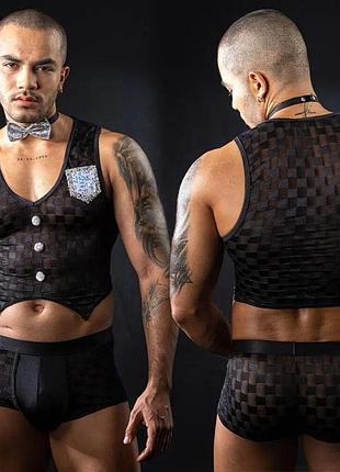 Чоловічий еротичний костюм офіціанта jsy 9111 one size