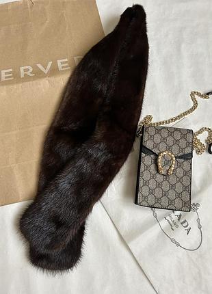 Шарф комір із натуралього хутра норки!