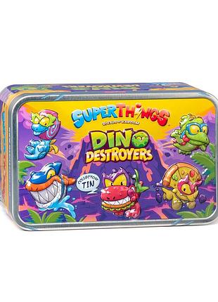 Игровой набор фигурок "дино разрушители" superthings pstsd48tin60, 5 эксклюзивных фигурок