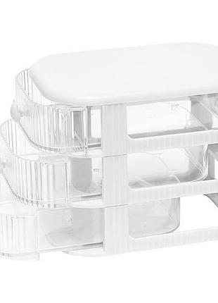Органайзер настільний wxs-3, 3 відділення white