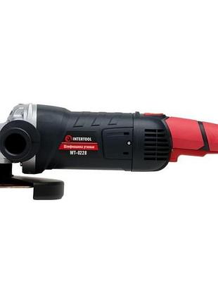 Кутова шліфувальна машина intertool 2400 вт x 230 мм (wt-0228)