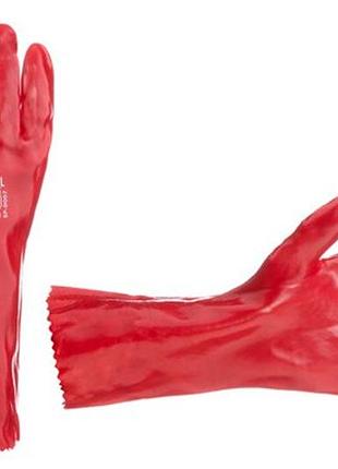 Рукавички intertool мастило-бензостійкі 35 см х 14" (sp-0007w) (3 шт.)