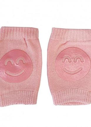 Наколенники детские "smile" mgz-0648(pink) 2шт