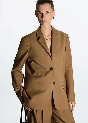 Оригінальний шерстяний піджак блейзер жакет