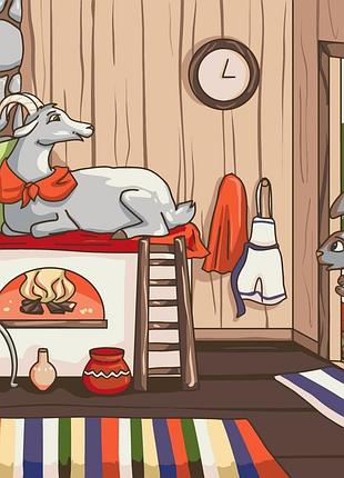 Картина по номерам "коза-дереза" 15102-ac 40x40 см