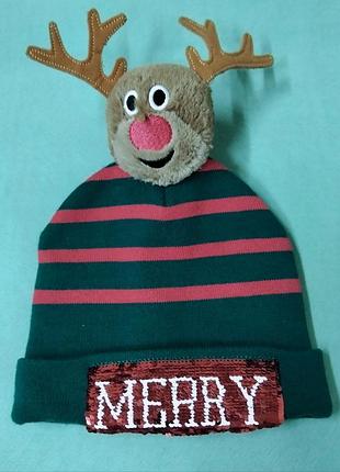 Шапулька новогодняя h&amp;m детская