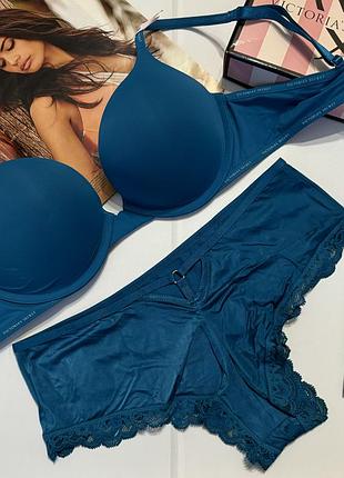 Комплект білизни victoria’s secret оригінал  34в s подвійний пуш ап
