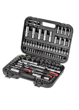 Набор инструмента intertool 1/4" x 1/2" 110 ед. storm (et-8110)