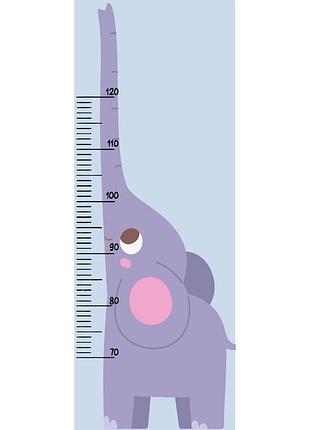 Ростомір за номерами "слоник" 15124-ac 30х80 см