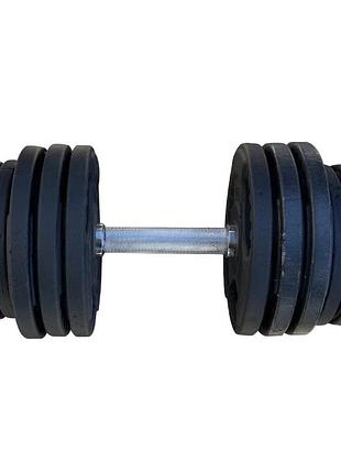 Гантель наборная металлическая home profi ti-968-21, 21 кг