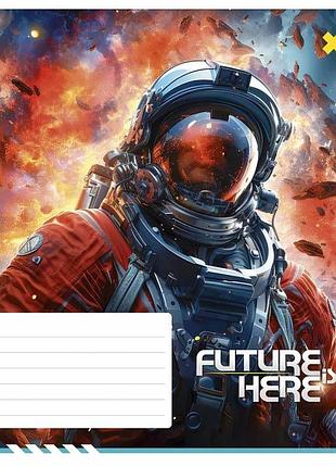 Зошит учнівський "future is here" 012-3417k-2 в клітинку, 12 аркушів