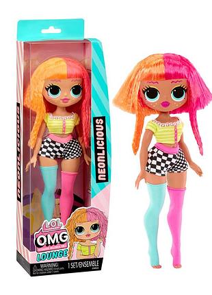 Кукла детская леди-неон l.o.l. surprise! 985679 серии "opp omg" с аксессуарами