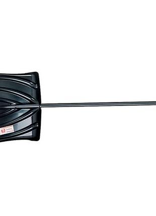 Лопата для снега intertool 460 x 340 мм с ручкой 1300 мм (ft-2021)