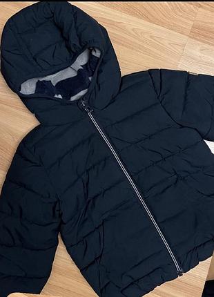 Синя куртка на флісі next zara