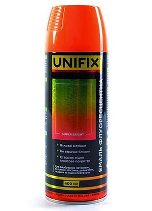 Емаль флуоресцентна unifix 400мл помаранчевий (951060)