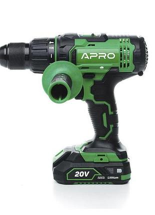 Шуруповерт акумуляторний apro 20hd (895032)
