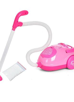 Детская бытовая техника "пылесос" 1538 звук, свет, шланг 65 см