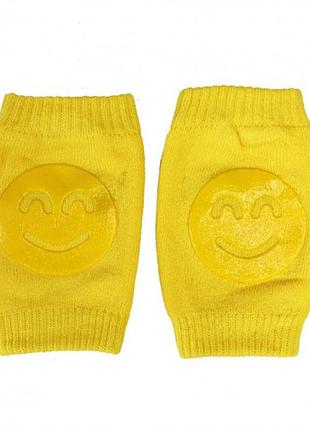 Наколенники детские "smile" mgz-0648(yellow) 2шт