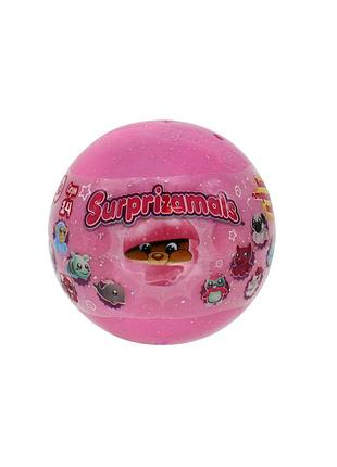 Мягкая игрушка-сюрприз в шаре s14 surprizamals su03255-5036 в ассортименте 11 героев
