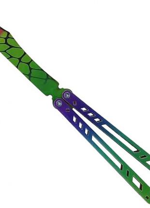 Деревянный сувенирный нож «бабочка saphira» bal-sap