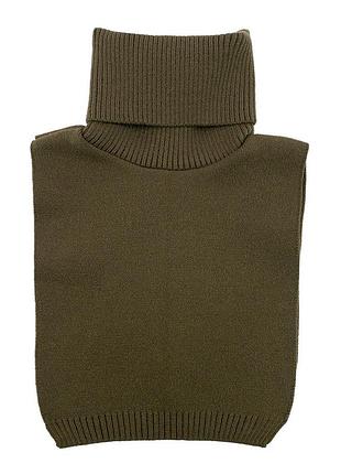 Манишка на шею luxyart one size для детей и взрослых хаки (kq-731)