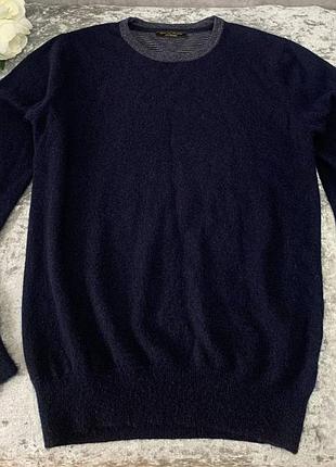 Galeries lafayette кашемировый свитер унисекс, цвет -темно синий