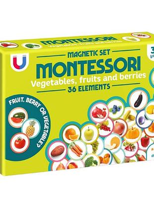 Магнитный набор монтессори "овощи, фрукты и ягоды" 200272