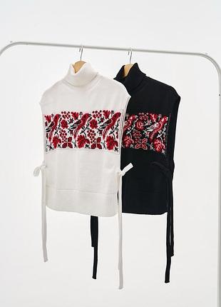 Вʼязана маніжка “калина” — polivik