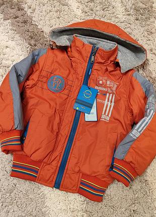 Двусторонняя демисезонная куртка для мальчика, 98р.