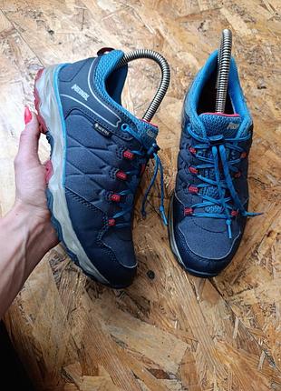 Оригінальні трекингові демісезонні замшеві кросівки на мембрані не промокні meindl gore-tex